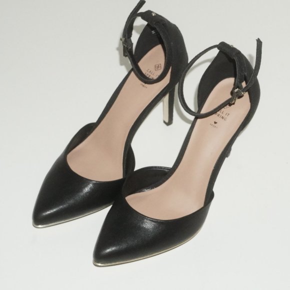 Call It Spring Iconis Black High Heels - Picture 2 of 5